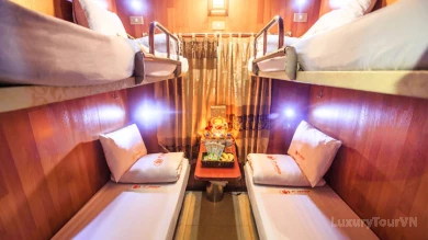 ET - Pumpkin Express Train Sapa to Hanoi - Private cabin image 3