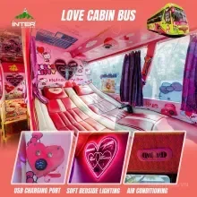 Inter Bus Lines Love Cabin: Hanoi to Sapa private cabin bus image 3
