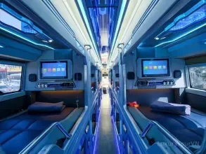 Sapa Group Bus: Hanoi to Sapa private cabin bus image 2