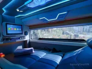 Sapa Group Bus: Hanoi to Sapa private cabin bus image 3
