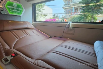 HK Buslines: Ninh Binh to Sapa private cabin bus image 1