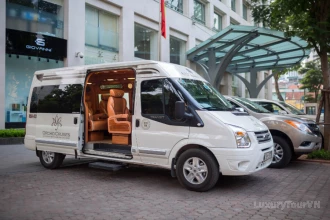 Halong to Hanoi luxury limousine van image 1