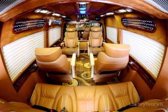 Halong to Hanoi luxury limousine van image 4